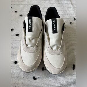 Sorel Cream and Tan Casual Shoes